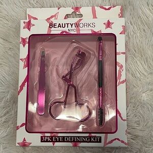 Beauty works 3 pc eye defining kit - pink